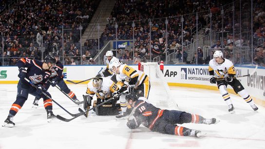 Another early goal opens what 'might've been our worst game of year' taken in Elmont, N.Y. (Penguins)